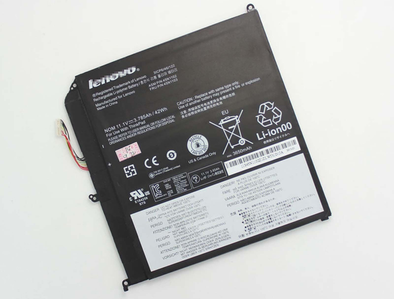   Lenovo Helix Tablet X1, Thinkpad Helix X1, X1 mt3697, (45n1102), 42Wh, 3785mAh, 11.1V