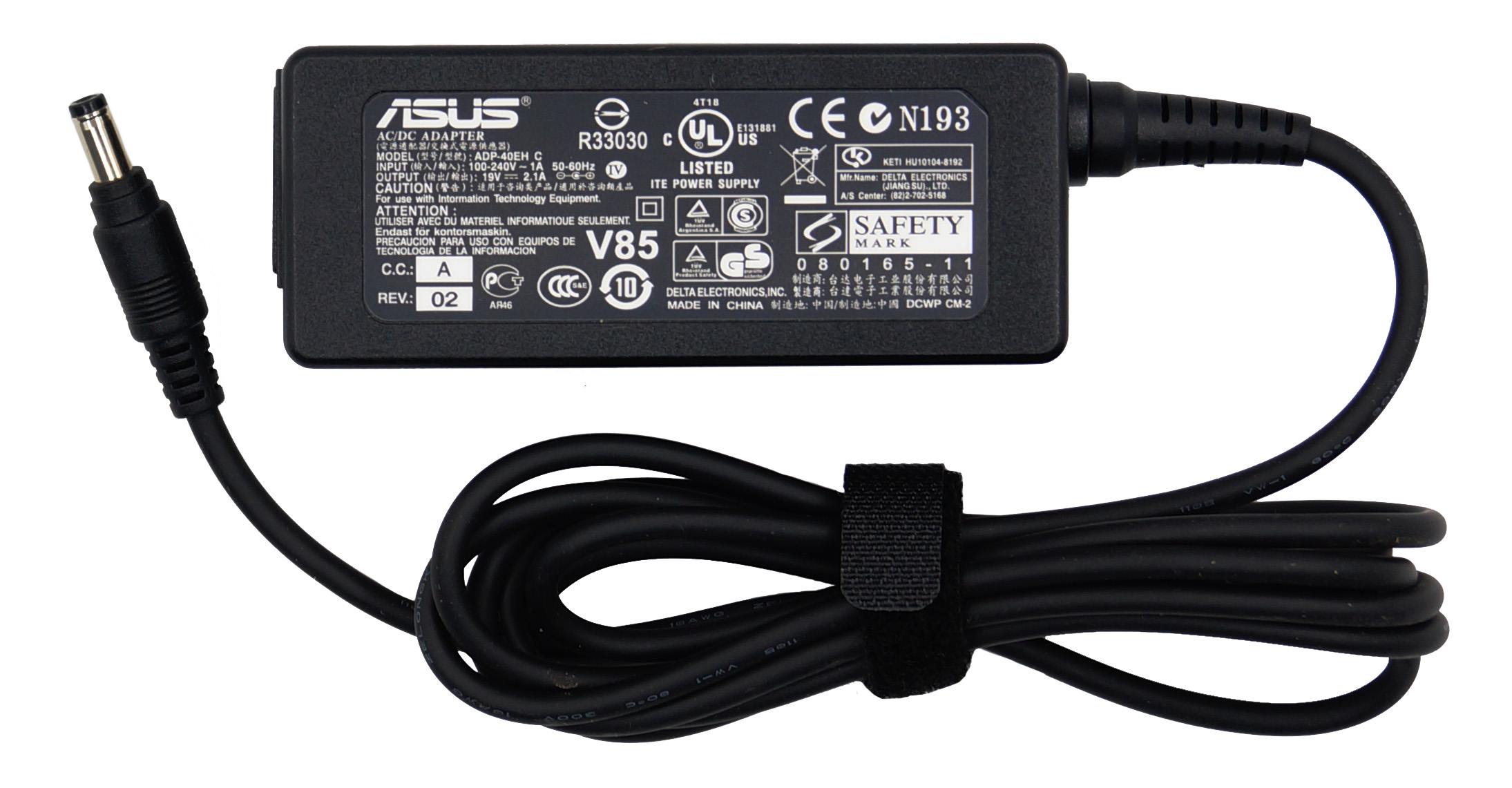   Asus 4.8x1.7, 40W (19V, 2.1A) ORG