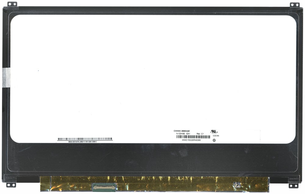 Матрица 13.3", 1920x1080, LED, 30 pins EDP, SLIM, уши вверх/вниз, Матовая, P/N: N133HSE-EA1 для Asus UX31