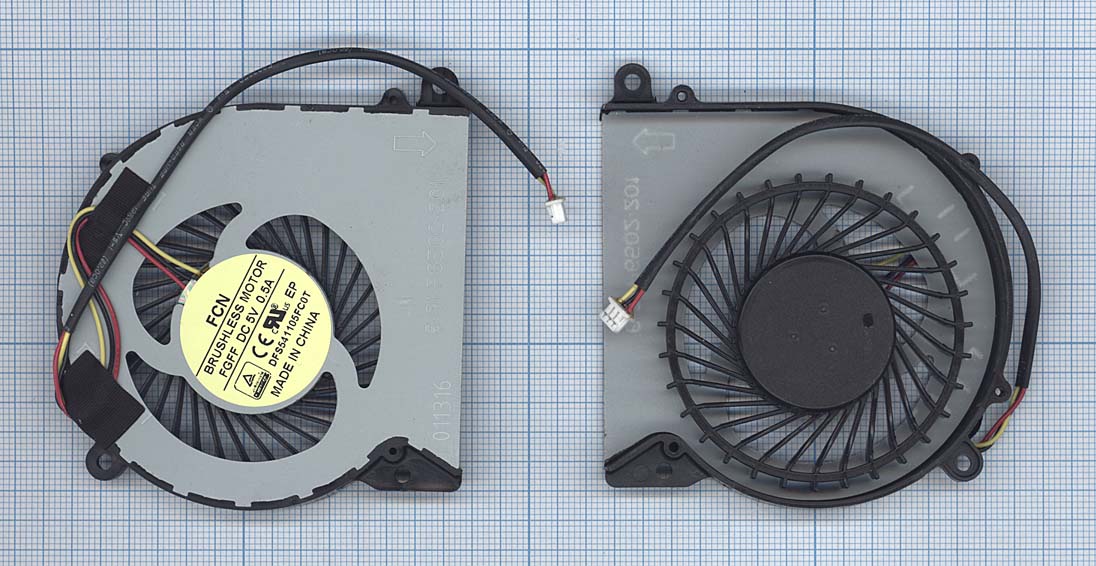 Вентилятор (кулер) для ноутбука Clevo P650, P651, P651SE, P651SG, P650SA, P650SE, GPU 2