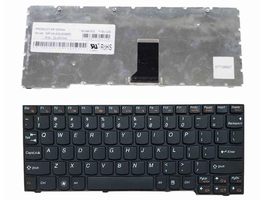 Клавиатура для ноутбука Lenovo IdeaPad U160, U165 черная, с рамкой