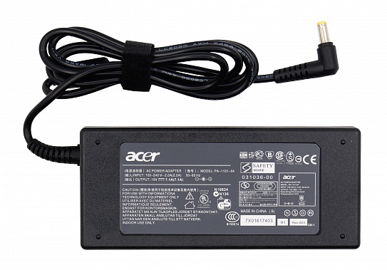   Acer 5.5x1.7, 135W (19V, 7.1A)