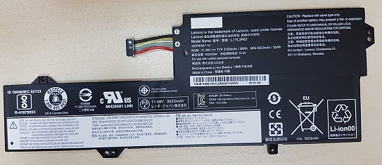   Lenovo IdeaPad 320S-13IKB, Yoga 720-12IKB, 330-11IGM (L17L3P61), 36Wh, 3108mAh, 11.58V, ver.1 