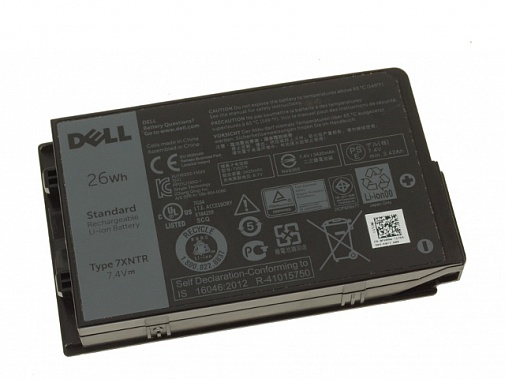   Dell (7XNTR) Latitude 7202, 7212, 26Wh, 3500mAh, 7.4V