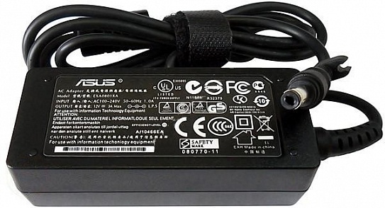 Блок питания Asus 4.8x1.7мм, 36W (12V, 3A) без сетевого кабеля, ORG