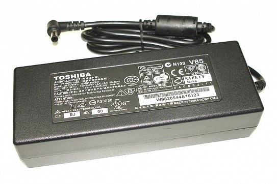   Toshiba 5.5x2.5, 120W (19V, 6.3A)
